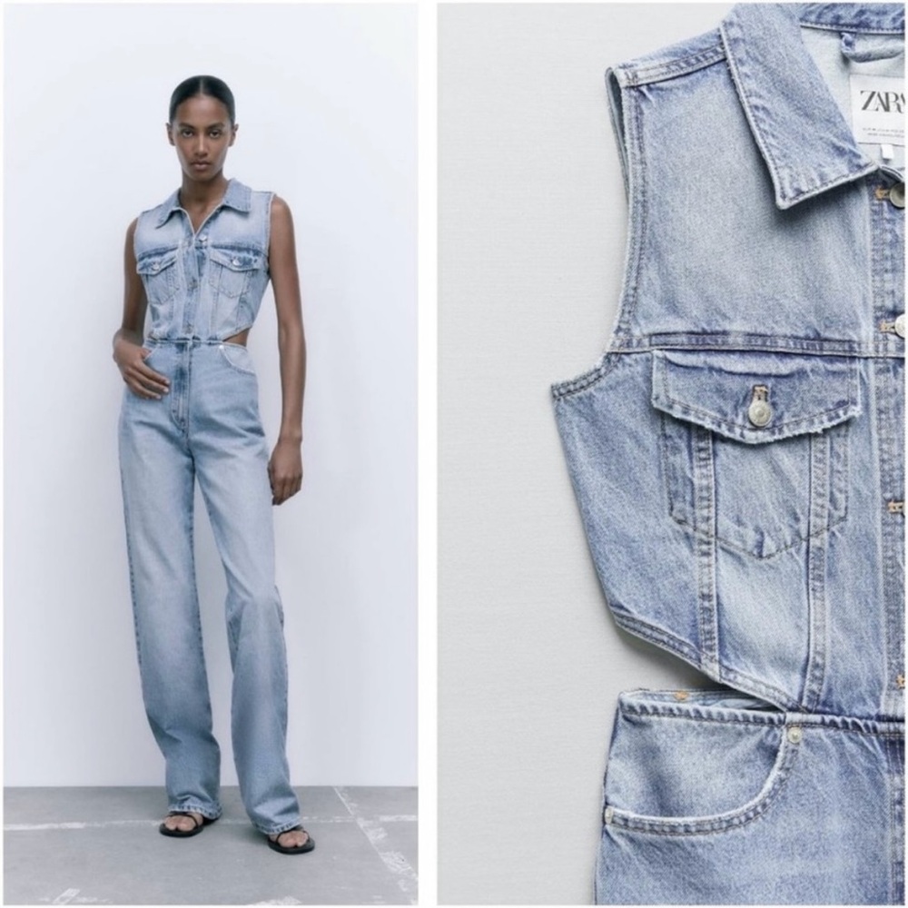 ZARA sidecutout jumpsuit size S